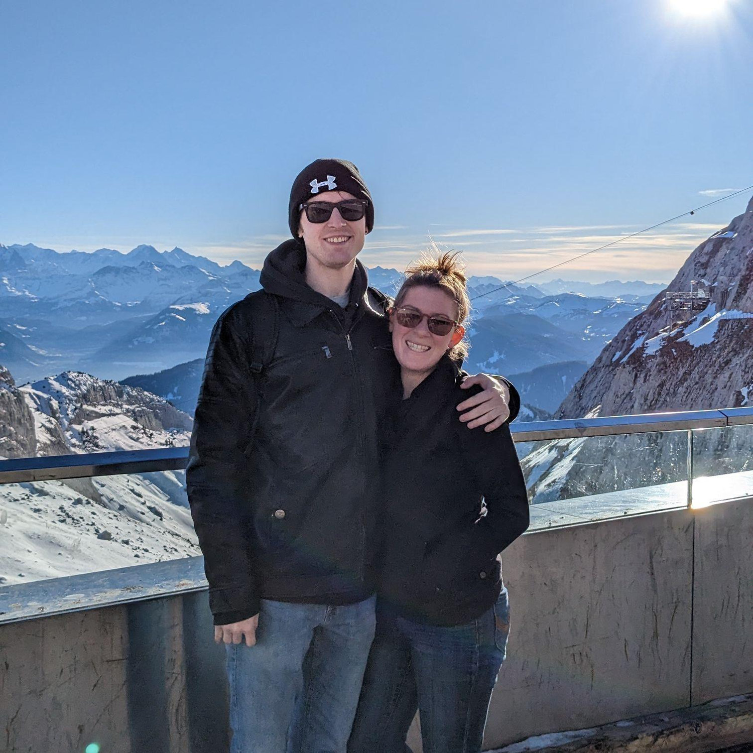 When we traveled to Switzerland!