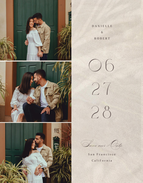 Grandscape Multiphoto | Classic Greige | Zola Save The Dates