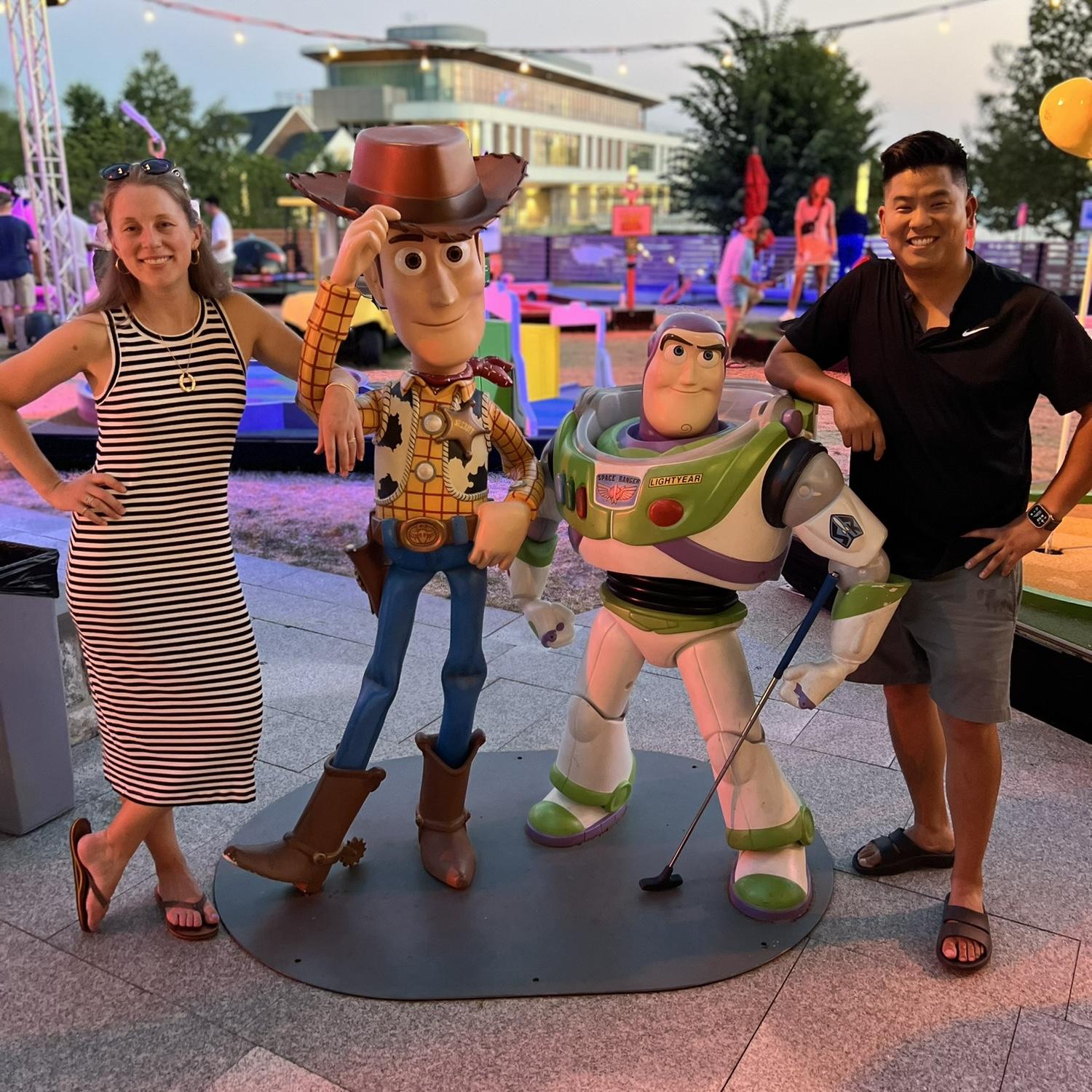 Toy Story-themed mini golf pop-up in DC