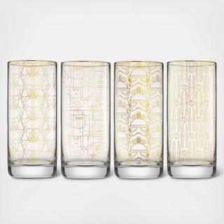 Star Wars Deco Tall Drinking Glass, Set of 4