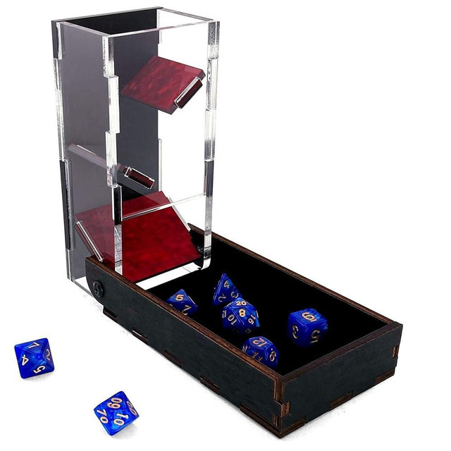 C4Labs Colour Lux Drawbridge Dice Tower - Symphony Red