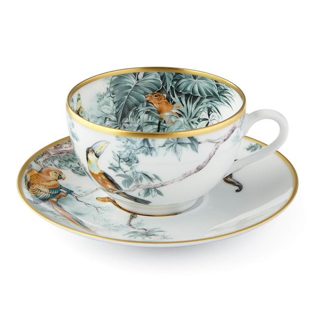 Carnets d' Equateur Birds Tea Cup & Saucer