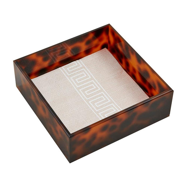 Mud Pie Tortoise Holder, napkin 5" x 5"