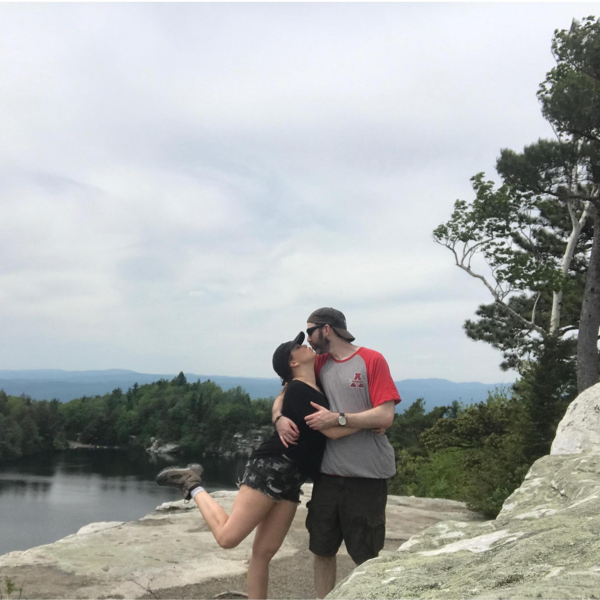 Hiking in Minnewaska State Park