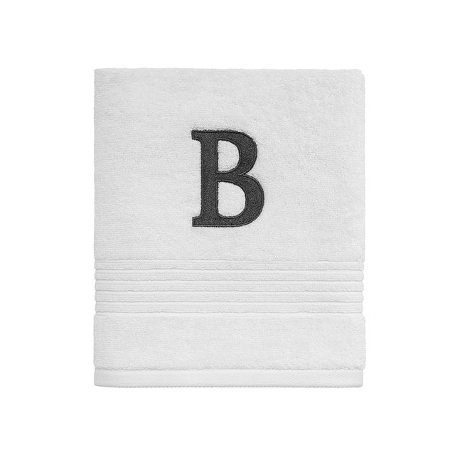 Avanti Block Monogram Initial Hand Towel