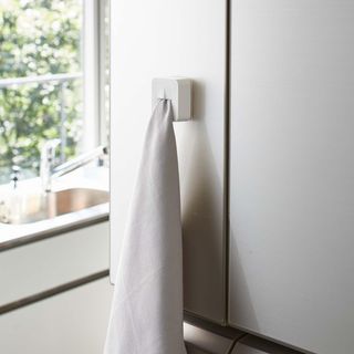 Tower Traceless Adhesive Kitchen Towel Holder, Set of 2