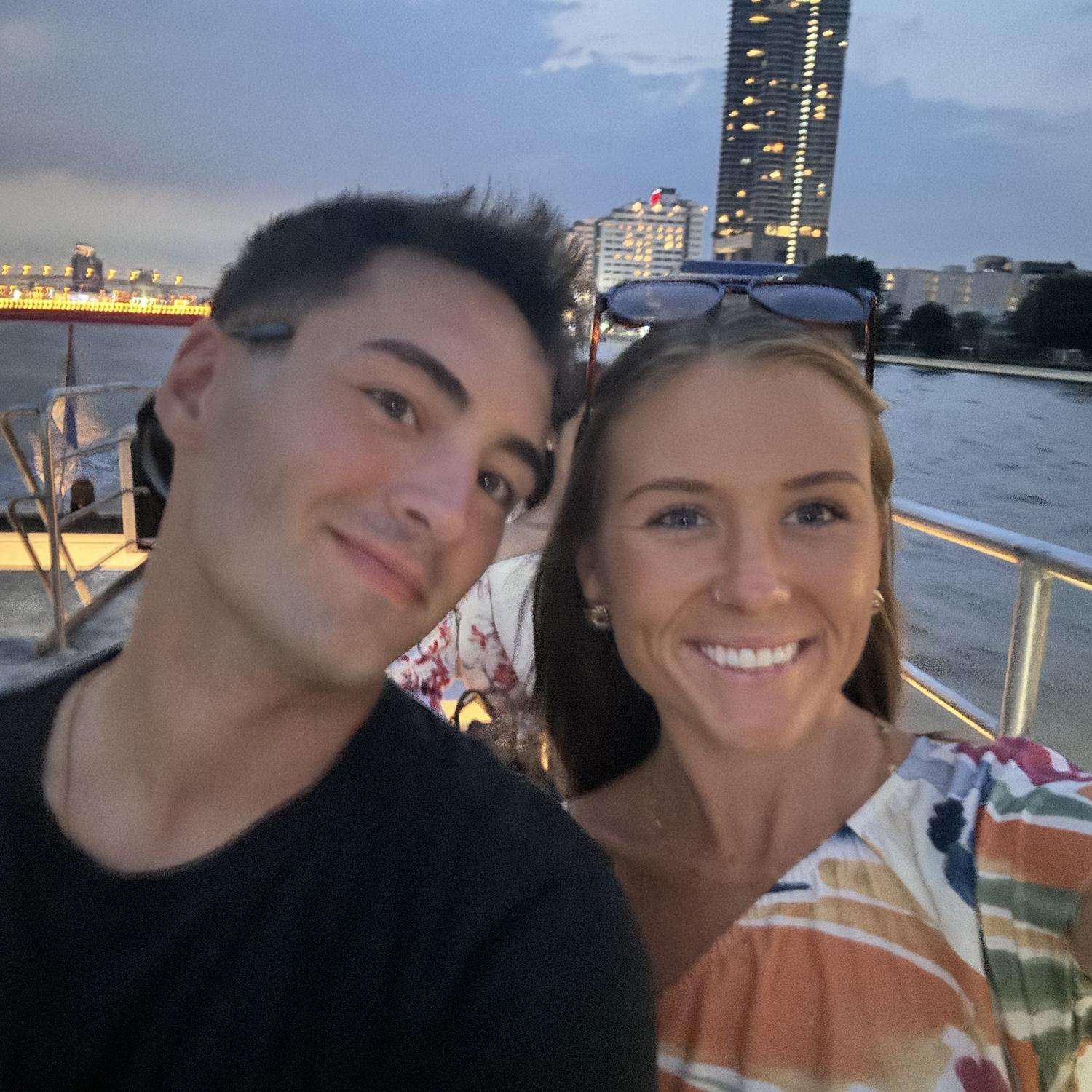 Ferry ride over to Iconsiam mall Bangkok