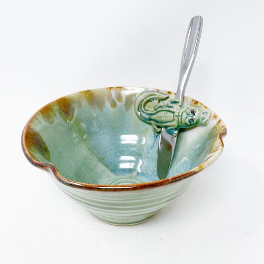 Ceramic Dip Bowl: Alligator