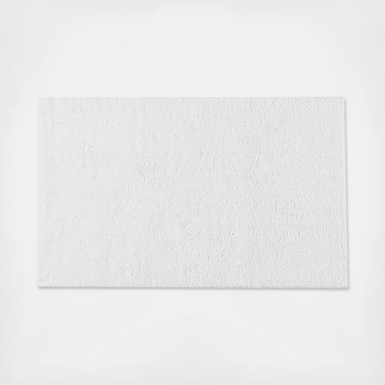 Beautyrest Plume Reversible Cotton Bathroom Rug, White - 24x72, 1