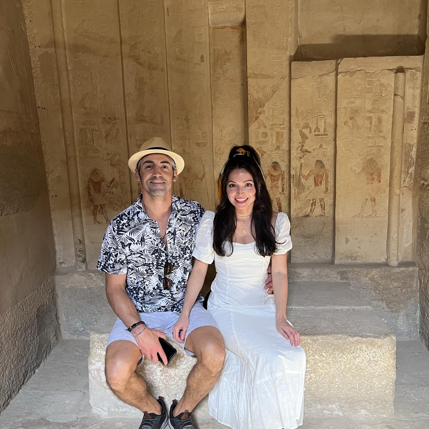 Saqqara Necropolis, place of the 1st pyramid in Egypt