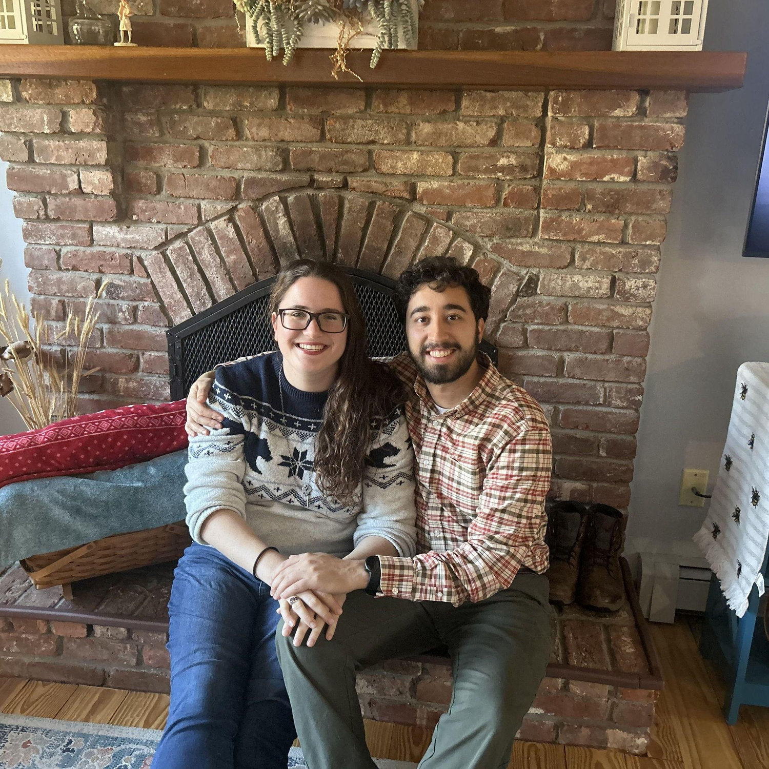Our first Thanksgiving together! This was the first time Sara got to meet all of Sam's family.