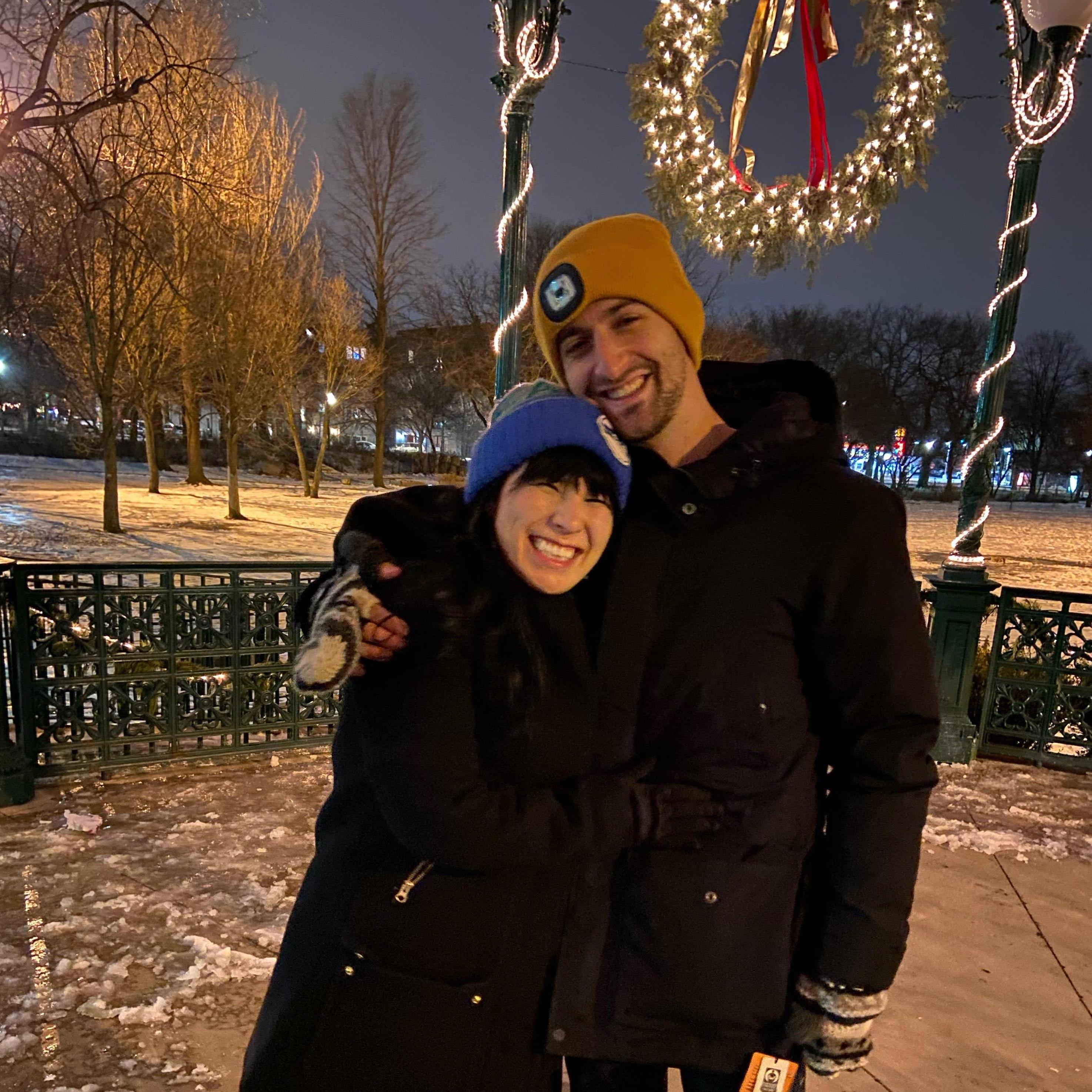 Right after Alex proposed