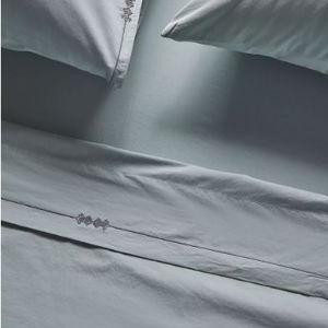 Taylor Organic Cotton Percale Embroidered Sheet Set​