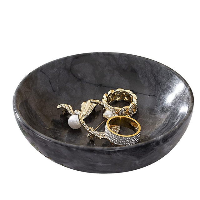 CM CHIC MONDAY Marble Jewelry Dish - Ring Holder