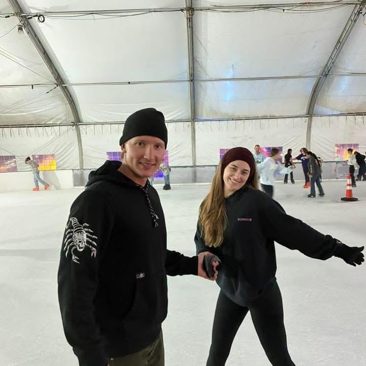 Our first time ice skating together! ⛸️