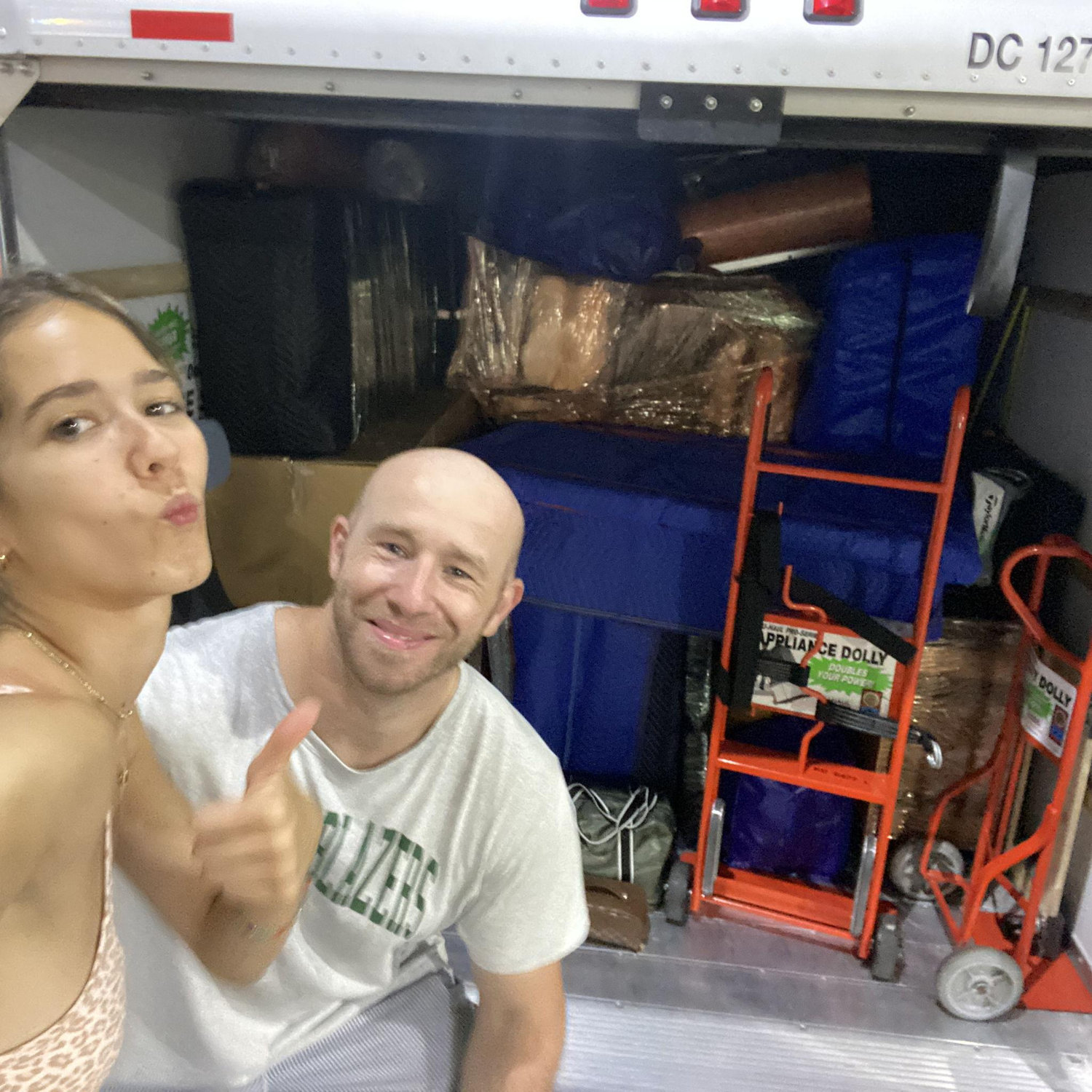 Just loaded up the U-Haul for the Dallas->DC move!