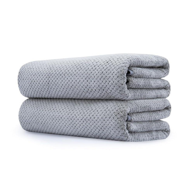 Extra Large Bath Towel Set of 2 (35"x70"),Oversized Bath Sheet Super Soft Highly Absorbent Jumbo Bathroom Towel Set Microfibers Quick Dry Shower Towel for Hotel,Bathroom,Guest,Spa,Gym (2PCS Grey)
