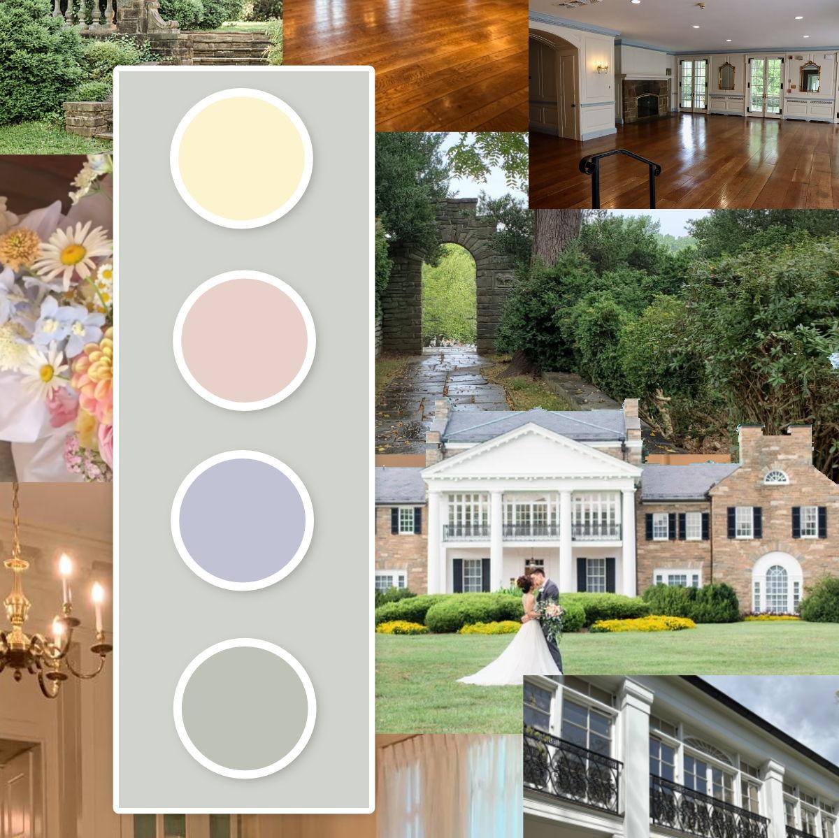 Wedding Color Pallete and Vision Board