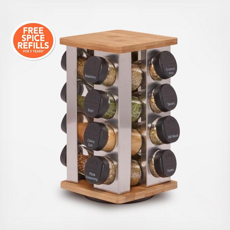 Kamenstein, Warner Revolving 16-Jar Spice Rack | Zola