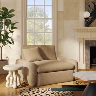 Rachelle Boucle Lounge Chair