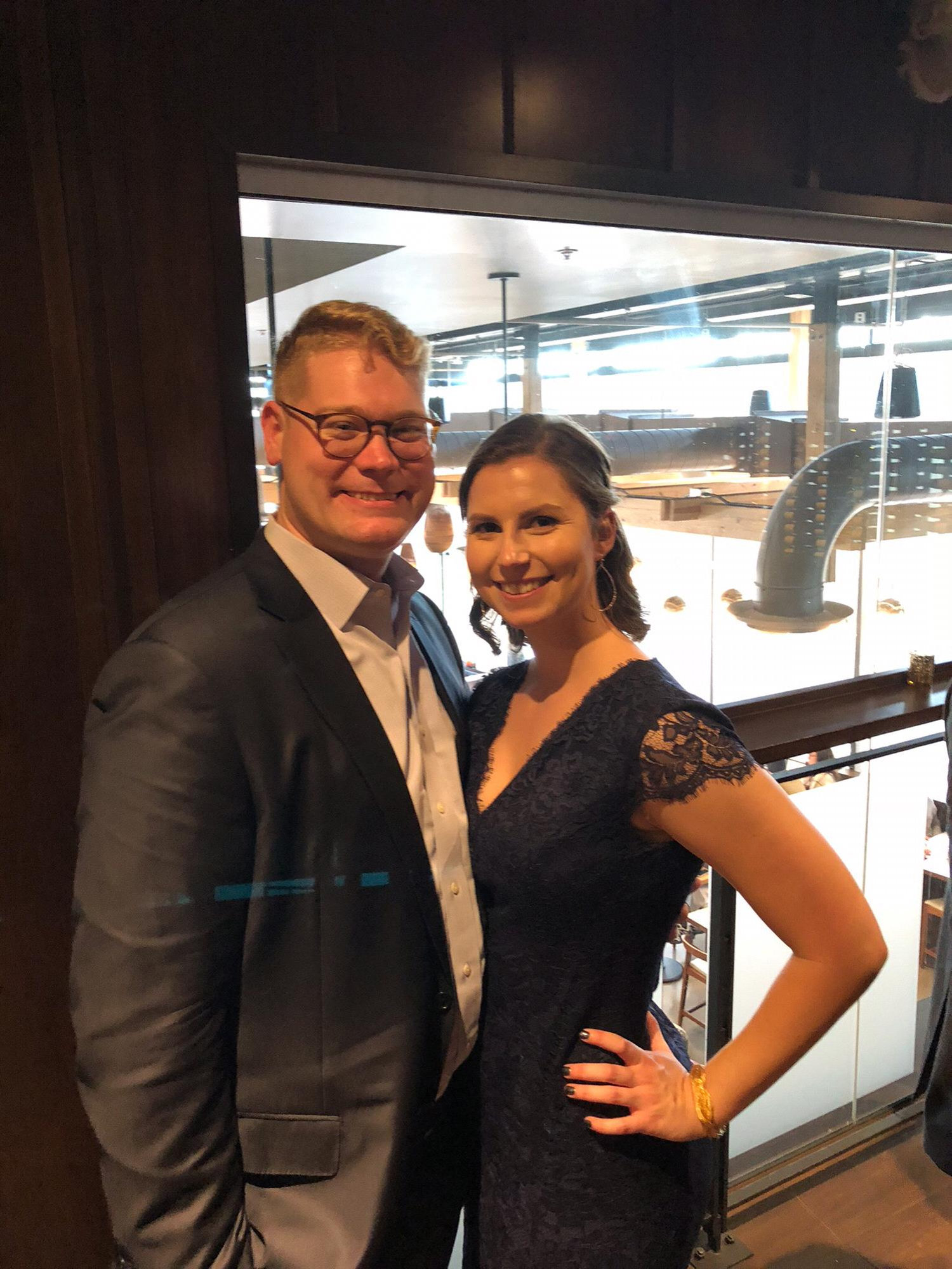 The first wedding Alexandra attended (where she was in it too!) Will proved to be the perfect wedding date