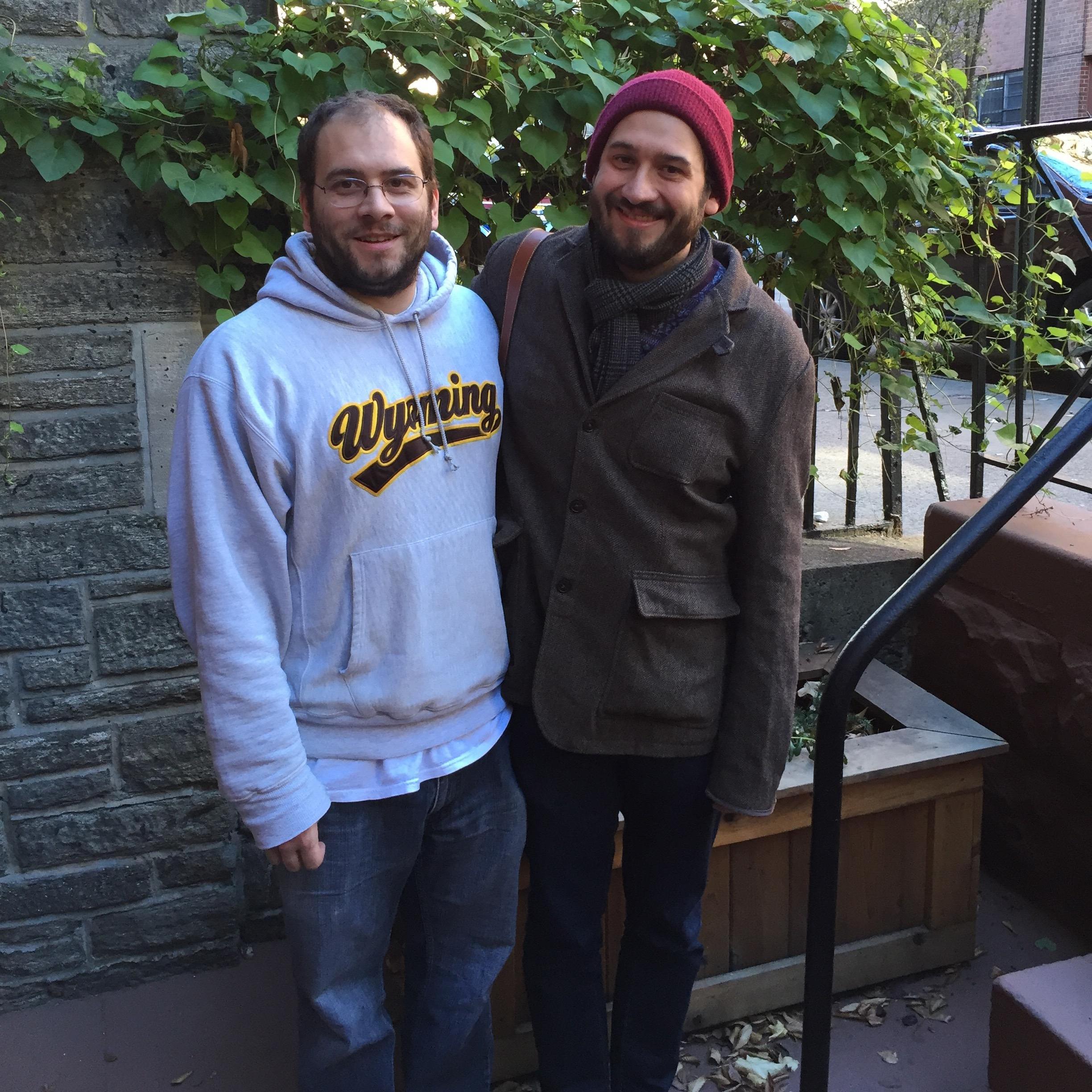 Jeff with his brother and best man, Bob, November 2015