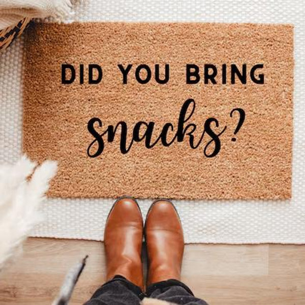 Mini Welcome Mat - For catching dirt and judging shoes.