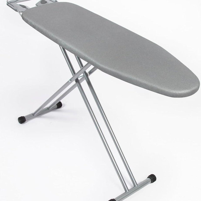Ironing Board Full Size 54" L x 13" W, Foldable & Adjustable Height Iron Board with Heat-Resistant Cover and Iron Rest, Sturdy & Space-Saving Ironing Table for Home