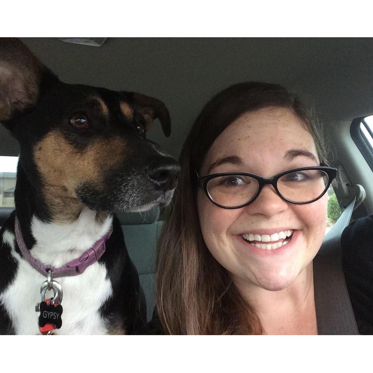 Gypsy Jones! Gypsy and Katie have been best buds since 2012.