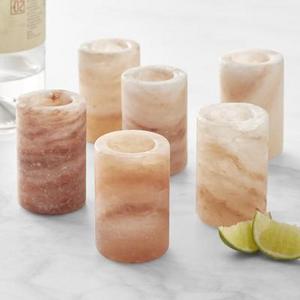 Himalayan Salt Shot Glasses, Set of 6