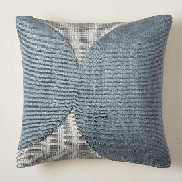 Loomed Loops Pillow Cover, 20"x20", Ocean