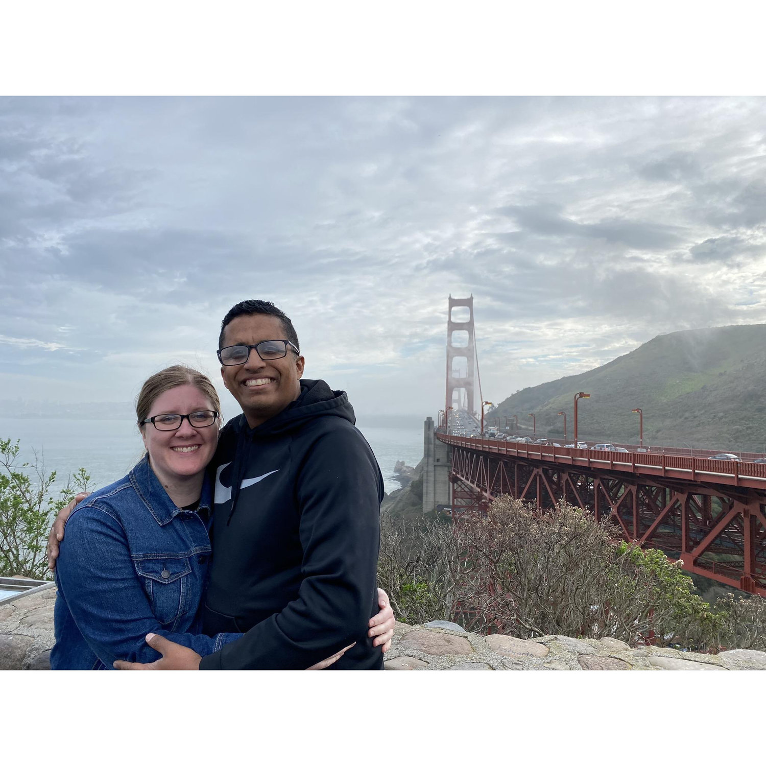 Dreams do come true! Marcio saw the Golden Gate Bridge!