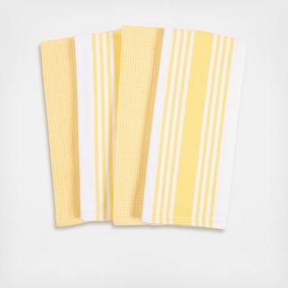 Madison Waffle Kitchen Towel, Set of 4