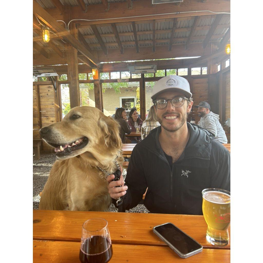 Ollie is always our #1 partner when trying out new breweries! He has a great palate