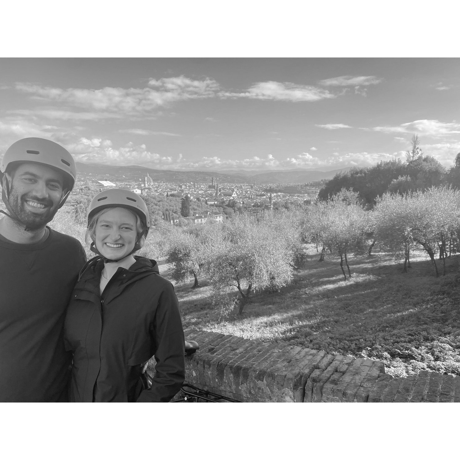 Biking through Chianti