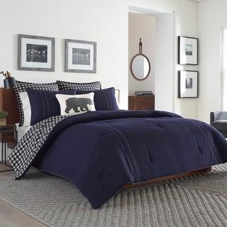 Eddie Bauer Kingston Navy Duvet Cover Set King Set