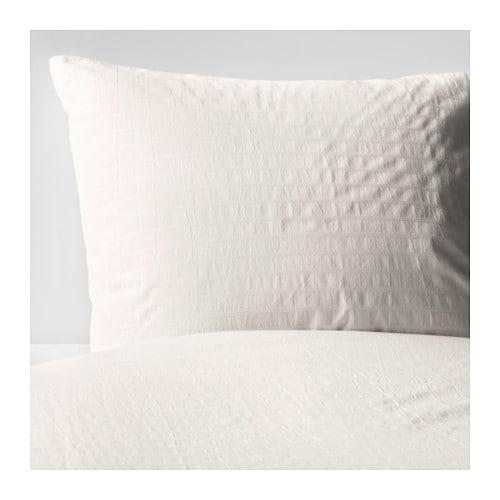 OFELIA VASS Duvet cover and pillowcase(s), white ( KING)