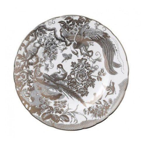 Royal Crown Derby Aves - Platinum Salad Plate