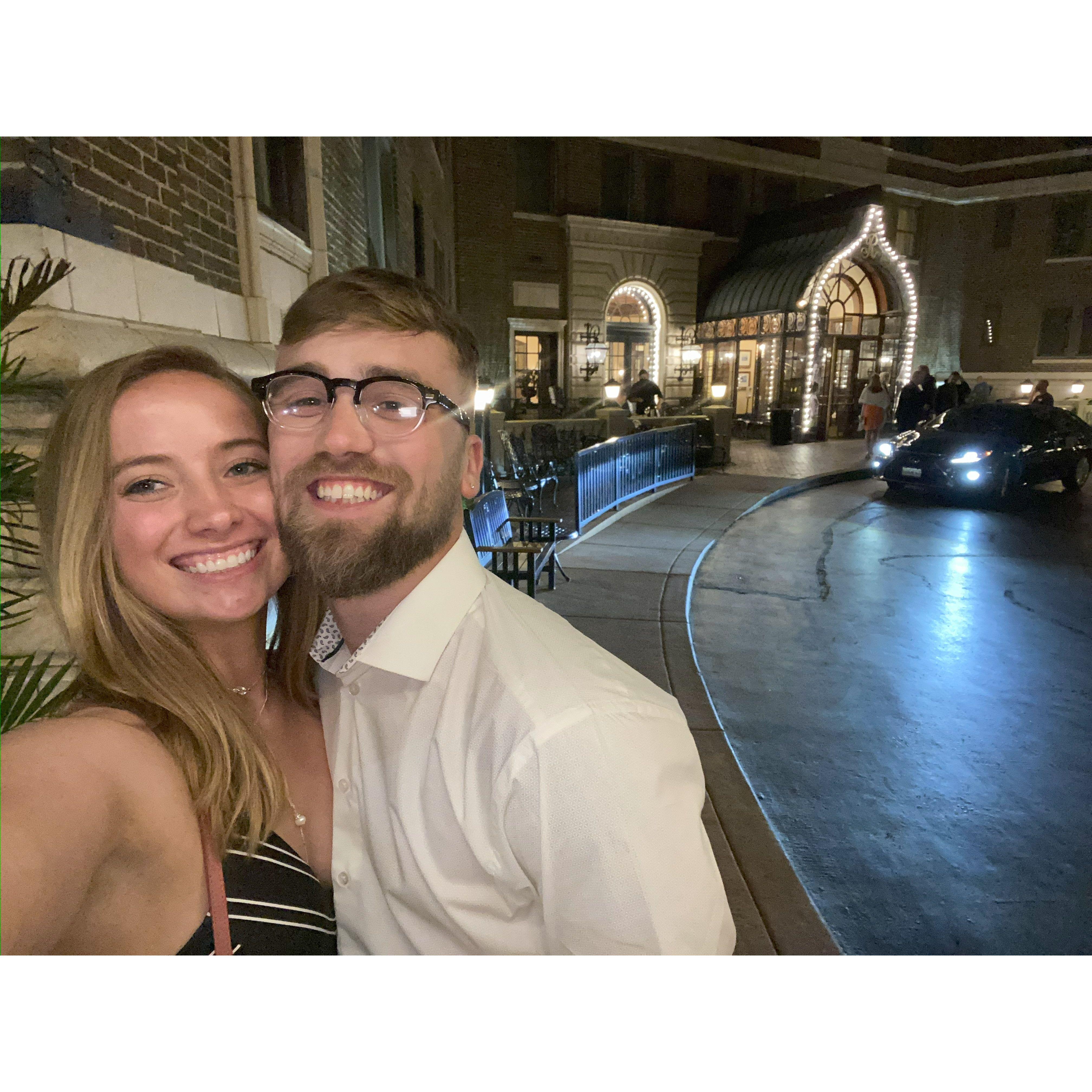 June 1, 2021 - 1 year Anniversary dinner at Chaz on The Plaza