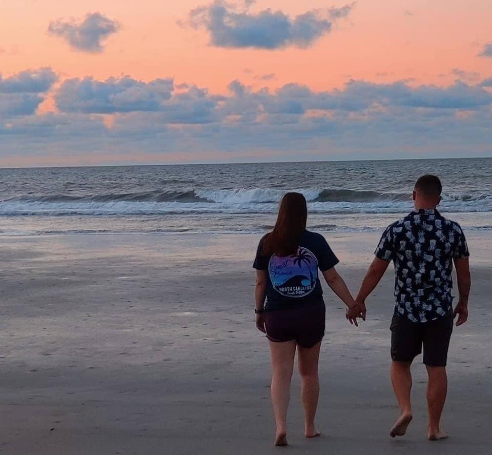 The beach we got engaged on!