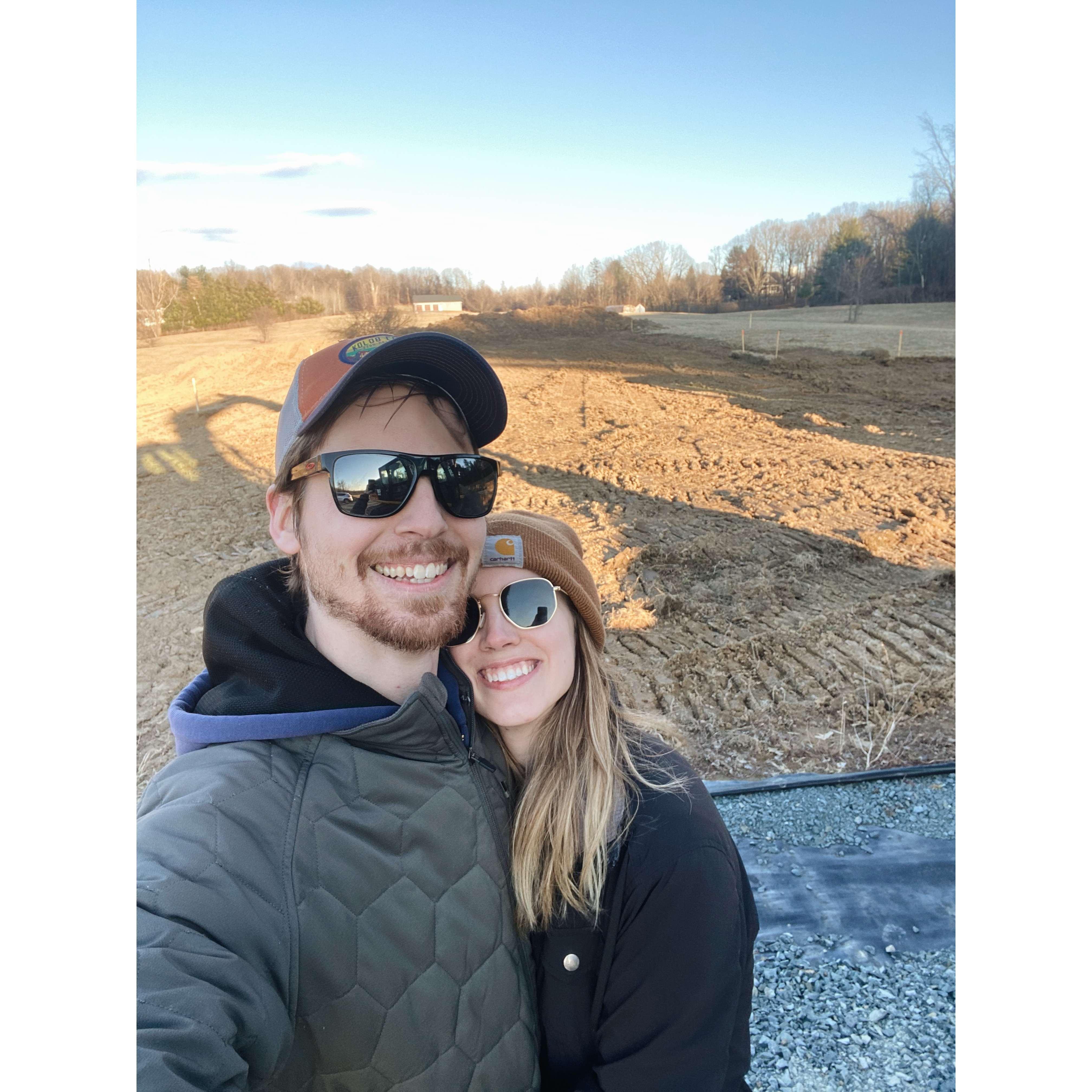 The day we broke ground on our home