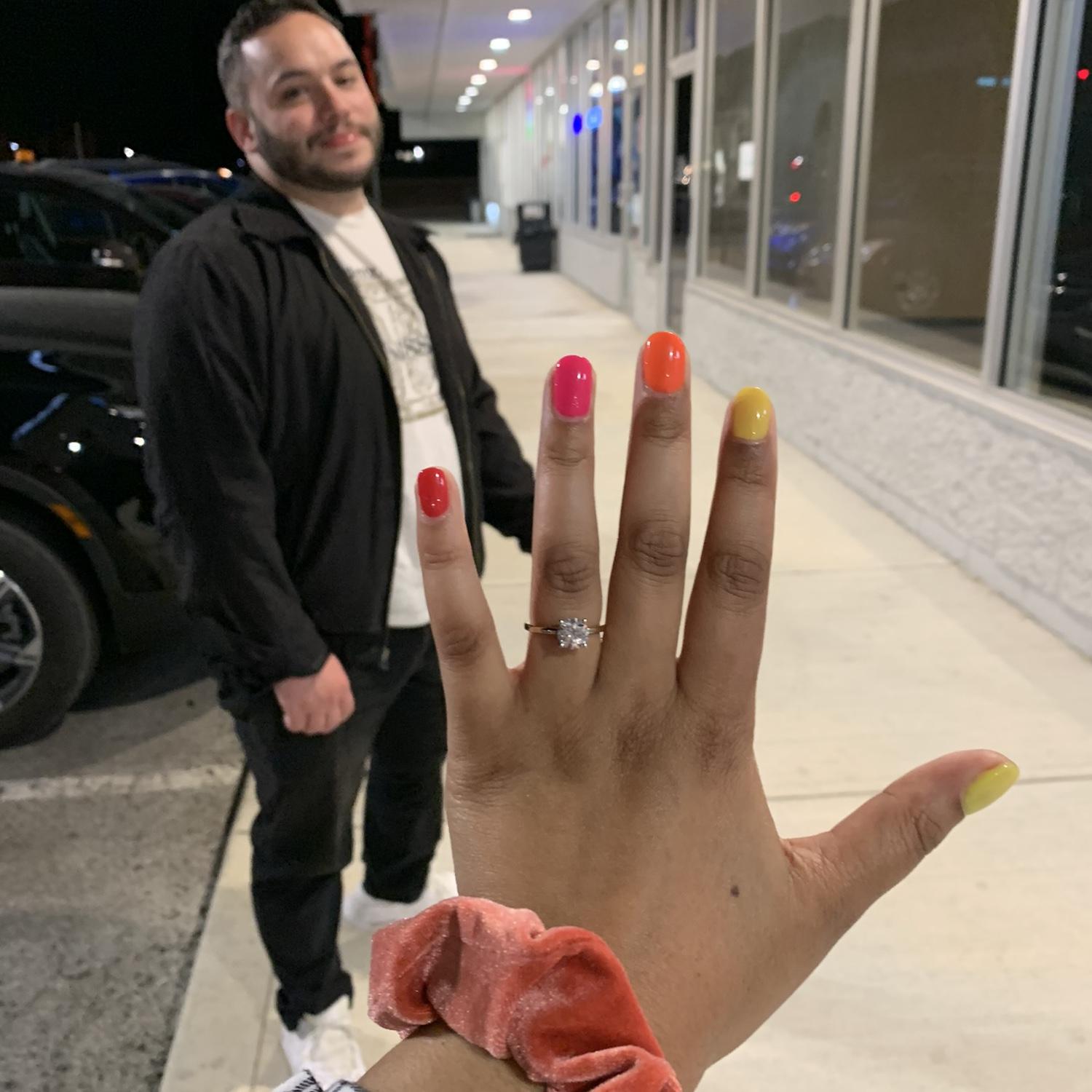 Steven picked the perfect ring!