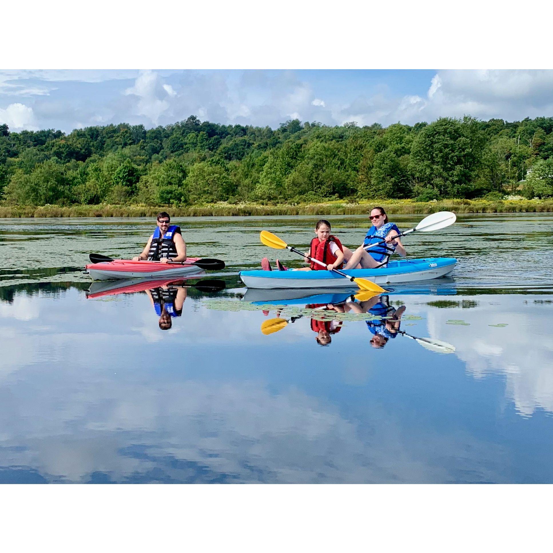 Kayaking Upstate with Juliette 