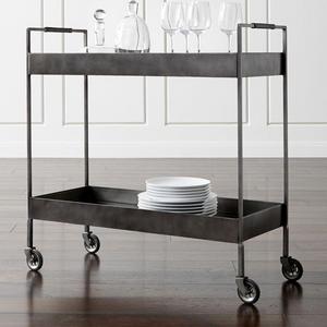 Libations Carbon Bar Cart