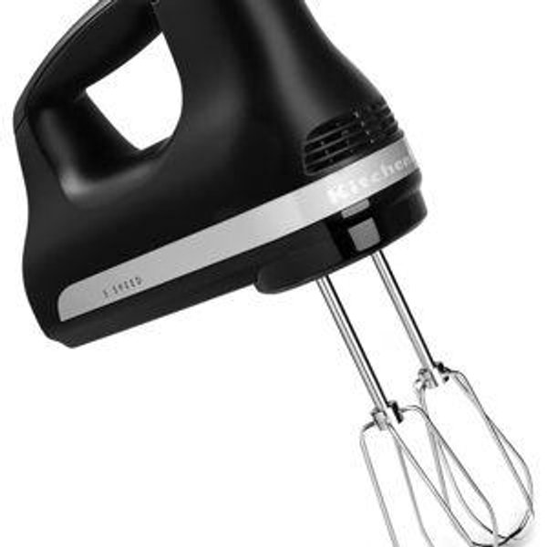 5-Speed Ultra Power™ Hand Mixer - Black Matte | KitchenAid US