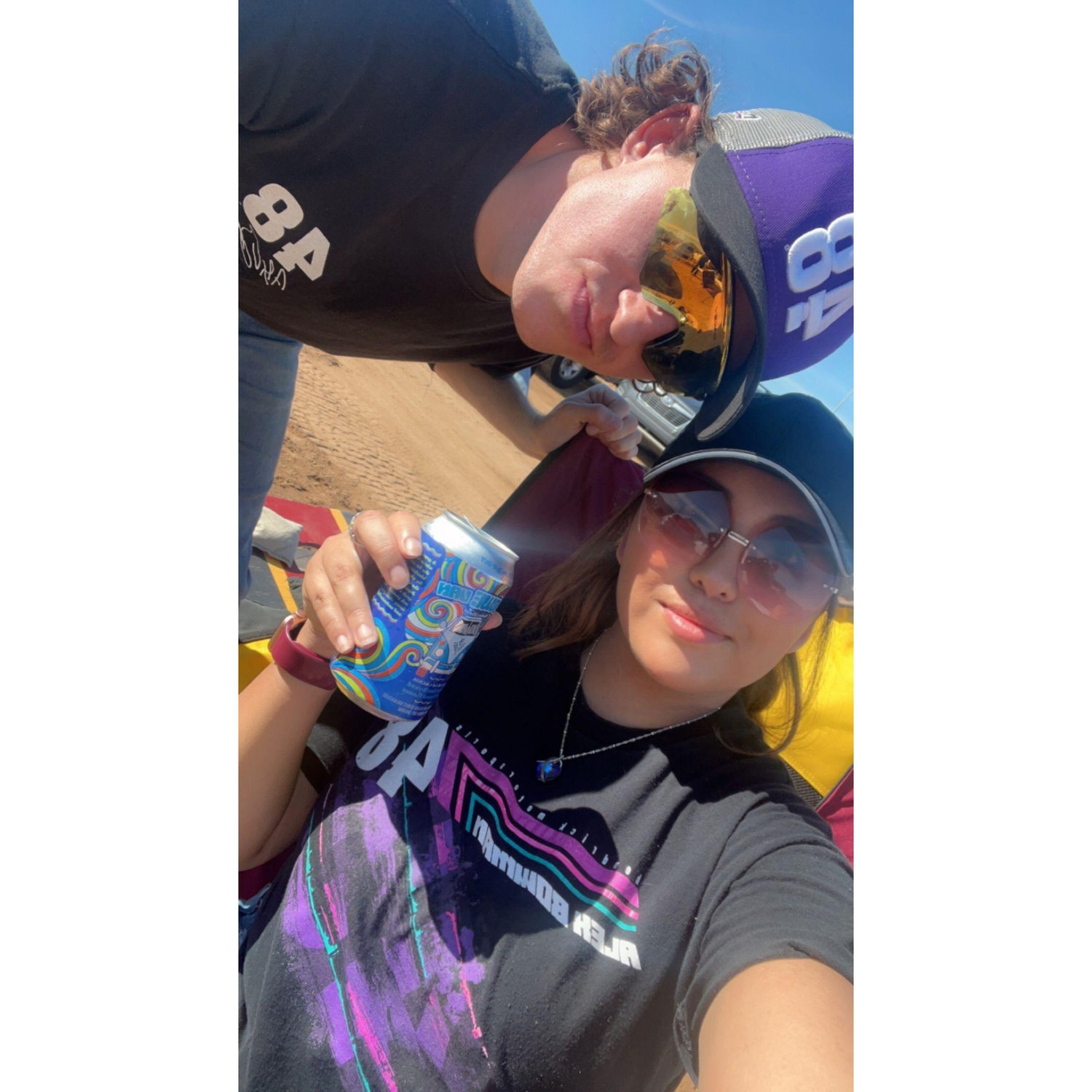 Second NASCAR race together!!