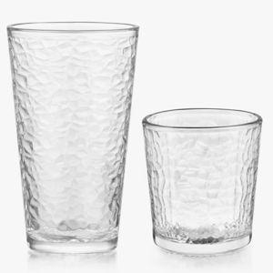 Libbey Frost 16-Piece Tumbler and Rocks Glass Set