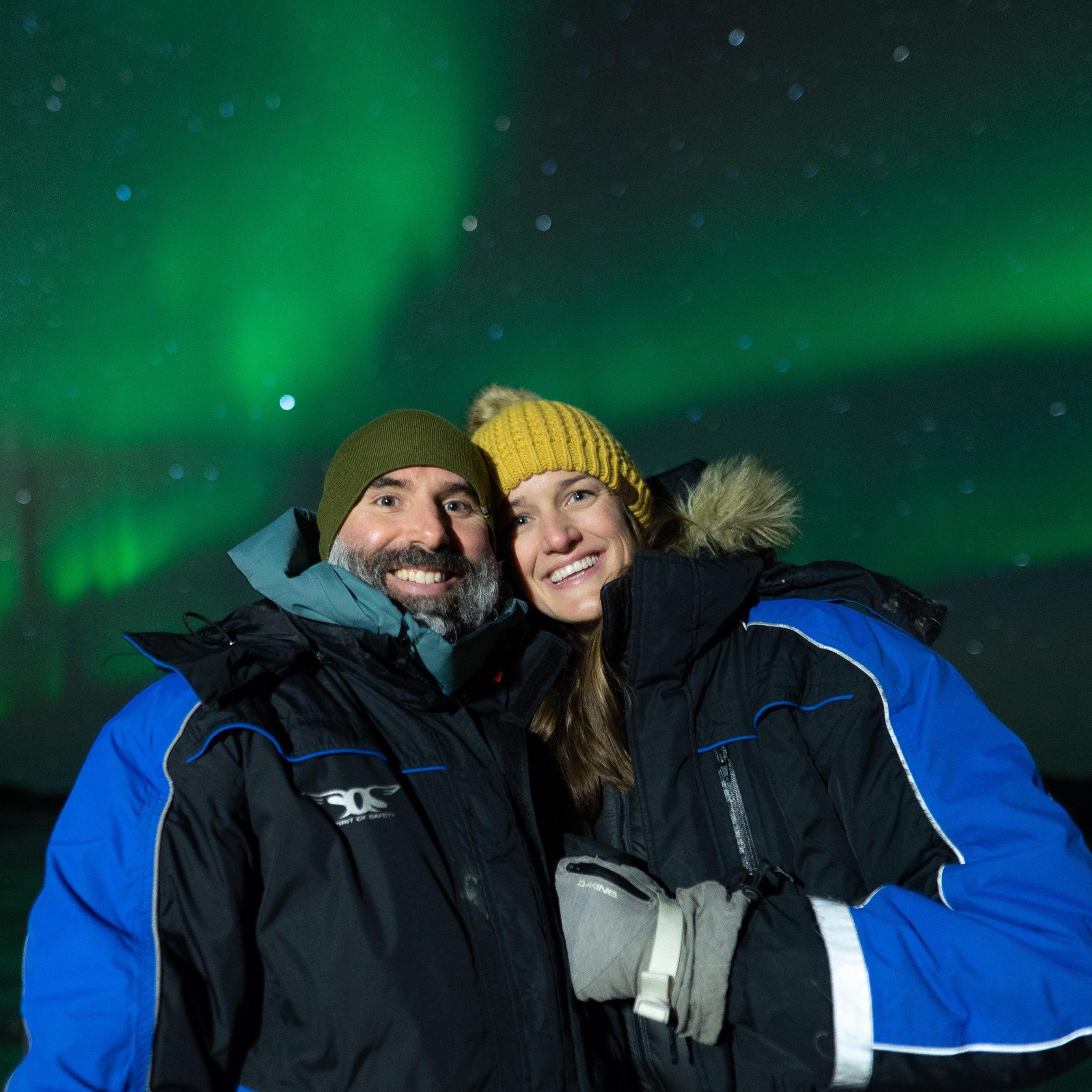 A bucket list item for us both to see the Northern Lights. Tromso, Norway