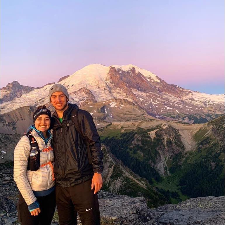 Sunrise Hike at Fremont Lookout by Mt. Rainier in August of 2019!