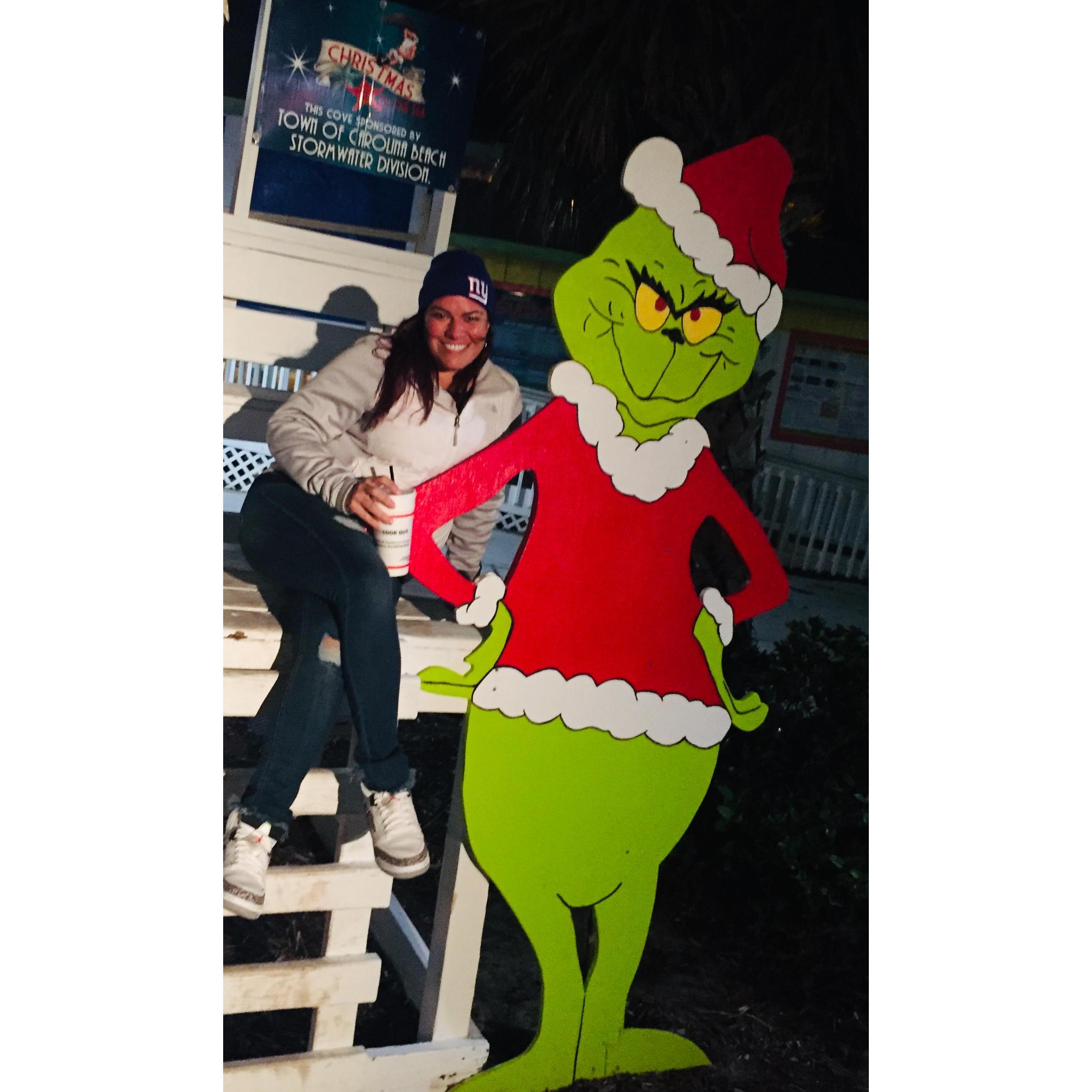 I had no idea as we took snap shots around the beach on opening night of Santa at the beach- Dre would be proposing to me!